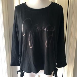 JUICY COUTURE Black Label Sleep Pull Over Sz M